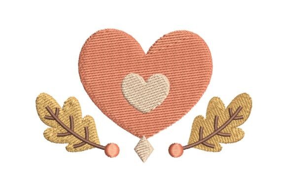 Autumn Love Heart Embroidery Design Review