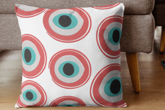 Cartoon Eye Embroidery Pattern Design Review