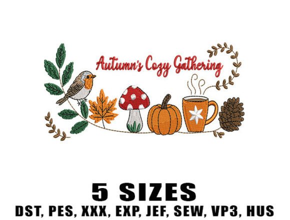 Cozy Gathering Embroidery Designs Review