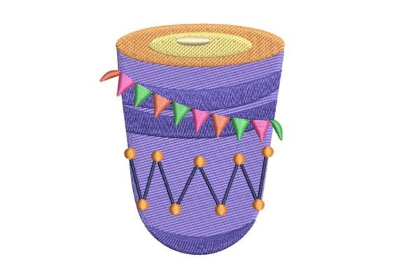 Festive Carnival Drum Embroidery Design Review