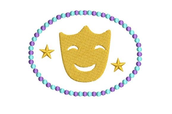 Festive Carnival Mask Embroidery Design Review