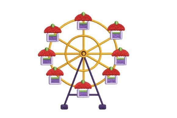 Festive Ferris Wheel Embroidery Design Review
