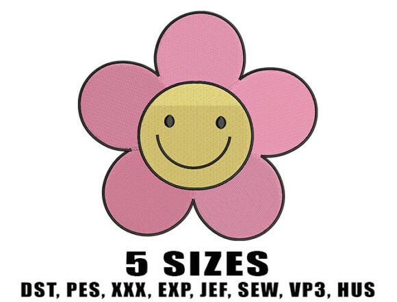 Kawaii Pink Daisy Embroidery Designs Review