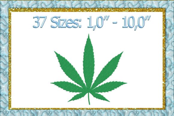 Marijuana Cannabis Embroidery Design Review